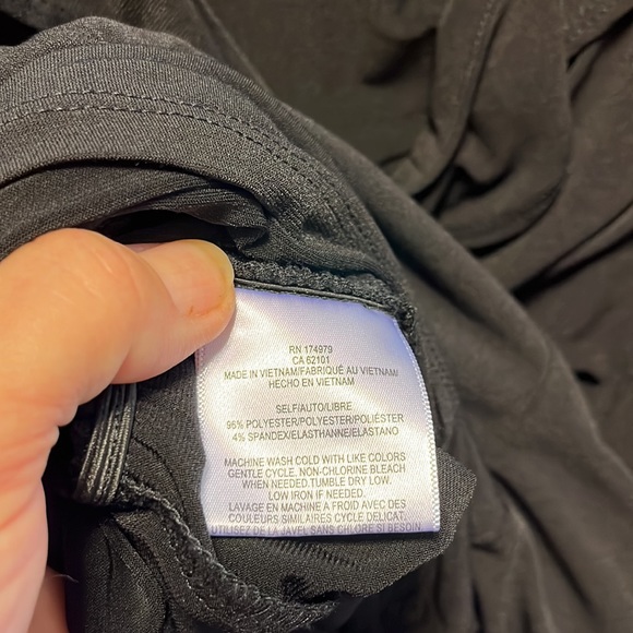 BCBG Max Azria black ruffle romper - Picture 7 of 8